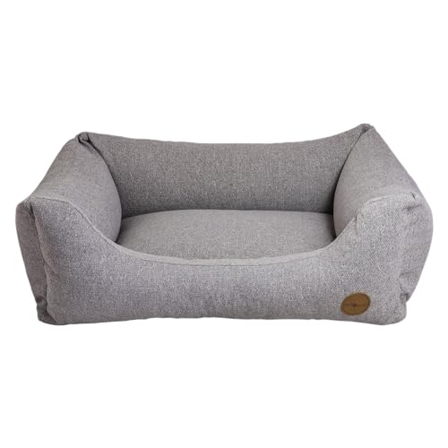 JACK AND VANILLA, Hampton Orthopädisches Sofa, Hellgrau, Größe M, 80 x 60 x 25 cm von JACK AND VANILLA