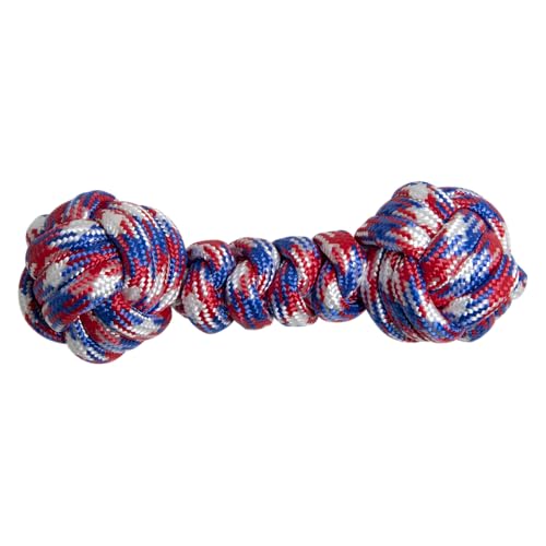 JACK AND VANILLA, Seilhantel für Hunde, langlebiges und sicheres Spielzeug, ideal für interaktives Spielen, leicht zu reinigen, Größe 21 cm von JACK AND VANILLA