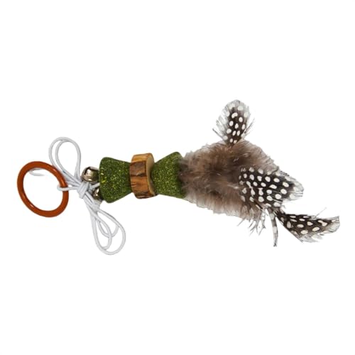 JACK AND VANILLA, Interaktives Katzenspielzeug aus Katzenminze-Seil mit Ball und Feder, Fördert Bewegung und Spiel, Durchmesser 4,8 cm, Farbe Grün/Braun, Herbals-Modell JACK AND VANILLA, Interaktives Katzenspielzeug aus Katzenminze-Seil mit Ball und Feder, Fördert Bewegung und Spiel, Durchmesser 4,8 cm, Farbe Grün/Braun, Herbals-Modell von JACK AND VANILLA