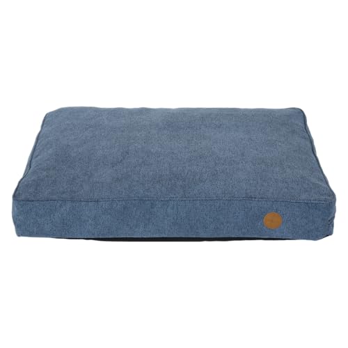 JACK AND VANILLA, Hundebett, Modell Riga, Farbe Blau, Größe L, 100 x 70 x 14 cm von JACK AND VANILLA