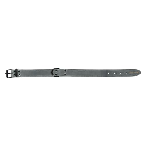 JACK AND VANILLA, großes Halsband für Hunde, Modell Black Label, grau, Größe 40 mm x 55 cm JACK AND VANILLA, großes Halsband für Hunde, Modell Black Label, grau, Größe 40 mm x 55 cm von JACK AND VANILLA