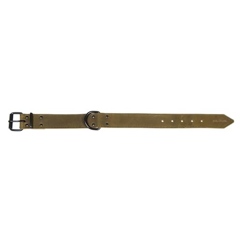 JACK AND VANILLA, großes Hundehalsband, Black Label-Modell, grüne Farbe, Größe 30 mm x 45 cm JACK AND VANILLA, großes Hundehalsband, Black Label-Modell, grüne Farbe, Größe 30 mm x 45 cm von JACK AND VANILLA
