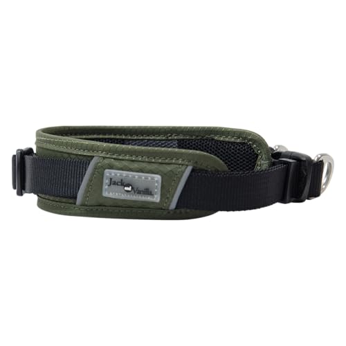 JACK AND VANILLA, Hundehalsband, Expeditionsmodell, olivgrüne Farbe, Größe 20 mm x 42 cm JACK AND VANILLA, Hundehalsband, Expeditionsmodell, olivgrüne Farbe, Größe 20 mm x 42 cm von JACK AND VANILLA