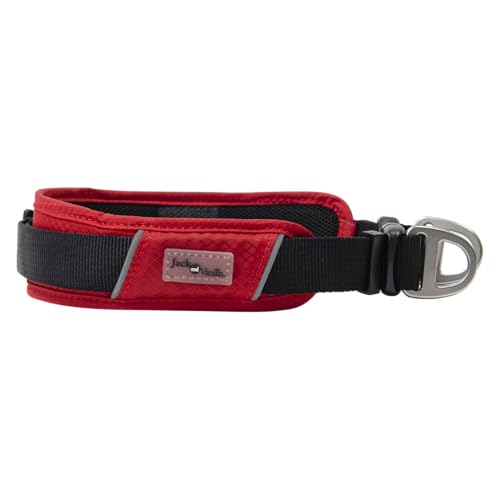 JACK AND VANILLA, Hundehalsband, Expeditionsmodell, rote Farbe, Größe 25 mm x 65 cm JACK AND VANILLA, Hundehalsband, Expeditionsmodell, rote Farbe, Größe 25 mm x 65 cm von JACK AND VANILLA