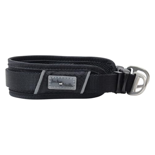 JACK AND VANILLA, Hundehalsband, Expeditionsmodell, Schwarze Farbe, Größe 25 mm x 52 cm JACK AND VANILLA, Hundehalsband, Expeditionsmodell, Schwarze Farbe, Größe 25 mm x 52 cm von JACK AND VANILLA