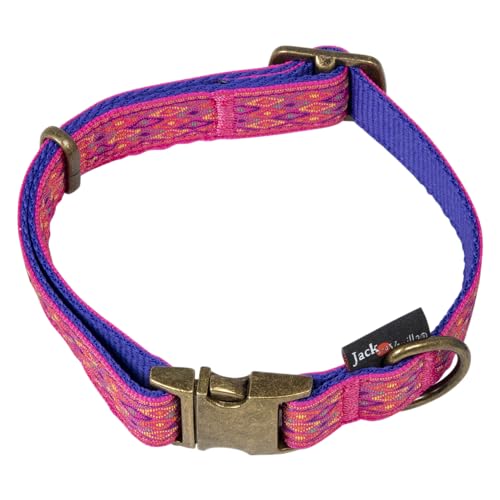 JACK AND VANILLA, Hundehalsband, Modell Ibiza, Farbe Fuchsia, Größe 15 mm x 24-35 cm JACK AND VANILLA, Hundehalsband, Modell Ibiza, Farbe Fuchsia, Größe 15 mm x 24-35 cm von JACK AND VANILLA