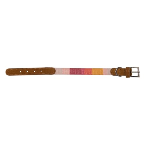 JACK AND VANILLA, Hundehalsband, Modell Ibiza, rosa Farbe, Größe 20 mm x 45 cm von JACK AND VANILLA