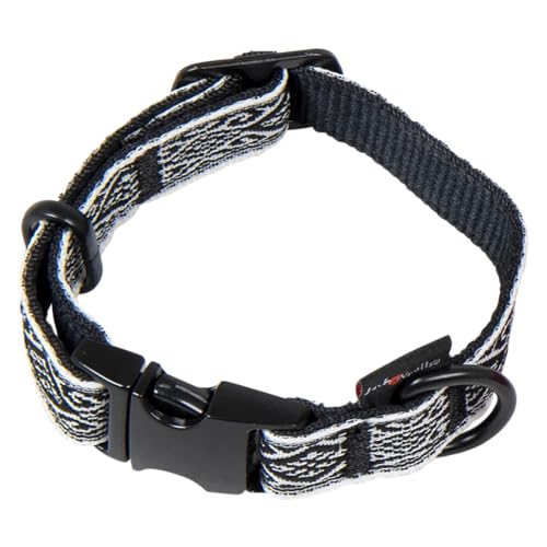 JACK AND VANILLA, Hundehalsband Modell Ibiza, Schwarze Farbe, Größe 15 mm x 18-26 cm JACK AND VANILLA, Hundehalsband Modell Ibiza, Schwarze Farbe, Größe 15 mm x 18-26 cm von JACK AND VANILLA