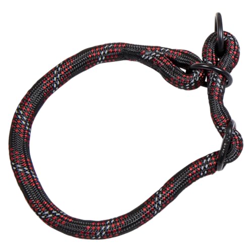 JACK AND VANILLA, Hundehalsband, Modell mit leuchtenden Punkten, Schwarze Farbe, Größe 12 mm x 30–35 cm JACK AND VANILLA, Hundehalsband, Modell mit leuchtenden Punkten, Schwarze Farbe, Größe 12 mm x 30–35 cm von JACK AND VANILLA