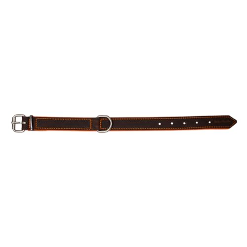 JACK AND VANILLA, Hundehalskette aus echtem Leder, Elegantes und modernes Design, verstellbar für optimalen Komfort, 25 mm Breite, 50 cm lang, braune Farbe, Modell Modena JACK AND VANILLA, Hundehalskette aus echtem Leder, Elegantes und modernes Design, verstellbar für optimalen Komfort, 25 mm Breite, 50 cm lang, braune Farbe, Modell Modena von JACK AND VANILLA