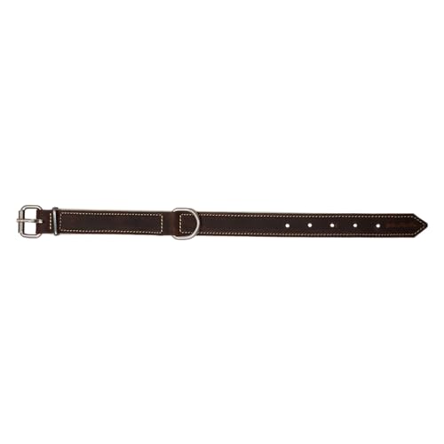 JACK AND VANILLA, Hundehalskette aus echtem Leder, modernes und Elegantes Design, verstellbare, robuste Schnalle, leicht zu reinigen, 25 mm breit, 50 cm lang, Beige, Modell Modena von JACK AND VANILLA