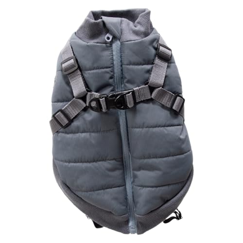 JACK AND VANILLA, wasserdichte Jacke für Hunde, modernes und schickes Design, Schutz vor Wind und Regen, perfekte Passform, reflektierende Details, L, grau, 5Th Avenue Dogwalk-Modell JACK AND VANILLA, wasserdichte Jacke für Hunde, modernes und schickes Design, Schutz vor Wind und Regen, perfekte Passform, reflektierende Details, L, grau, 5Th Avenue Dogwalk-Modell von JACK AND VANILLA