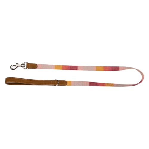 JACK AND VANILLA, Hundeleine, Modell Ibiza, rosa Farbe, Größe 20 mm x 110 cm von JACK AND VANILLA