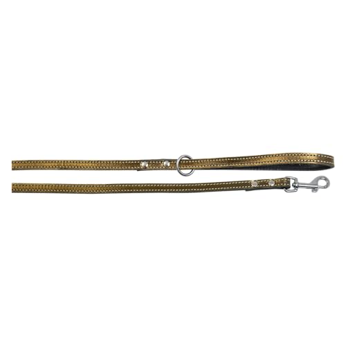 JACK AND VANILLA, Hundeleine, Modell Monaco, Bronzefarbe, Größe 10 mm x 100 cm von JACK AND VANILLA
