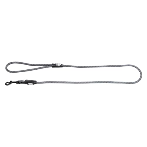 JACK AND VANILLA – Leuchtende solide Hundeleine Dots – Riemen mit leuchtenden Punkten und stabilem Haken zum Spazierengehen, Ausgehen – Farbe Schwarz/Grau, Größe 8 mm x 120 cm JACK AND VANILLA – Leuchtende solide Hundeleine Dots – Riemen mit leuchtenden Punkten und stabilem Haken zum Spazierengehen, Ausgehen – Farbe Schwarz/Grau, Größe 8 mm x 120 cm von JACK AND VANILLA