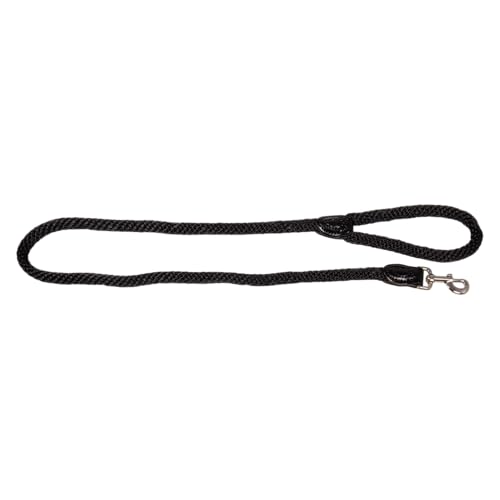JACK AND VANILLA, Leine mit Karabiner für Hunde, Walkabout-Modell, Schwarze Farbe, Abmessungen 15 mm x 135 cm JACK AND VANILLA, Leine mit Karabiner für Hunde, Walkabout-Modell, Schwarze Farbe, Abmessungen 15 mm x 135 cm von JACK AND VANILLA