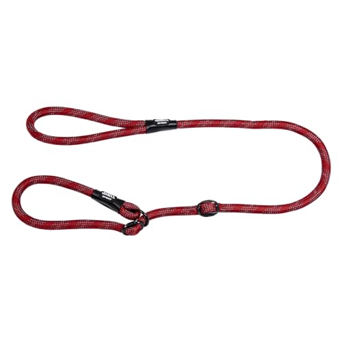 JACK AND VANILLA, Würgeleine für Hunde, Modell Luminous Dots, rote Farbe, Größe 12 mm x 140 cm von JACK AND VANILLA