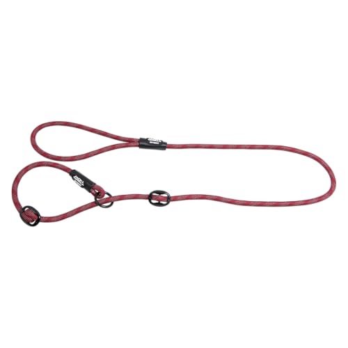 JACK AND VANILLA, Würgeleine für Hunde, Modell Luminous Dots, rote Farbe, Größe 8 mm x 140 cm von JACK AND VANILLA
