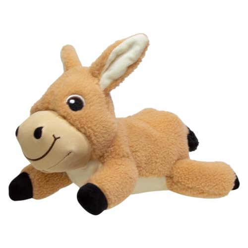 JACK AND VANILLA, Esel-Hundespielzeug 27 cm, aus weichem und attraktivem Plüsch, Amidoo-Modell, EIN Muss, um Ihren vierbeinigen Begleiter zu wecken und zu unterhalten von JACK AND VANILLA