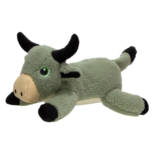 JACK AND VANILLA, Hundespielzeug Kuh, 27 cm, aus weichem und attraktivem Plüsch, Modell Amidoo, EIN Muss, um Ihren vierbeinigen Begleiter zu wecken und zu unterhalten von JACK AND VANILLA