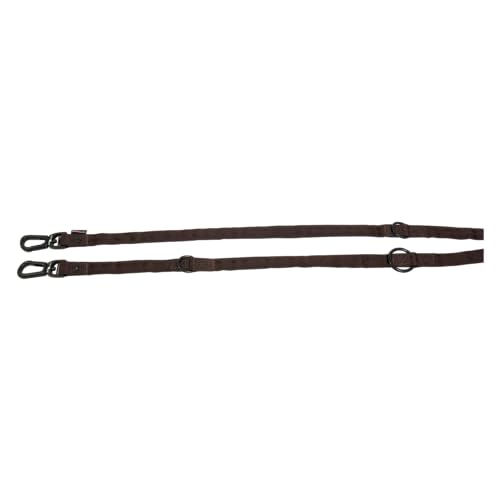 JACK AND VANILLA, Hundetrainingsleine, Modell Comfort Tube Nylon, braune Farbe, Größe 20 mm x 200 cm von JACK AND VANILLA