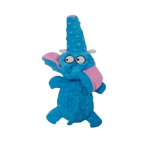 JACK AND VANILLA, Interaktives Hundespielzeug in Elefantenform, 28 cm, blau, aus weichem und langlebigem Stoff, stimuliert aktives Spiel und Erkundung, maschinenwaschbar, Modell Bubble Plush JACK AND VANILLA, Interaktives Hundespielzeug in Elefantenform, 28 cm, blau, aus weichem und langlebigem Stoff, stimuliert aktives Spiel und Erkundung, maschinenwaschbar, Modell Bubble Plush von JACK AND VANILLA