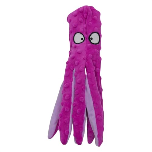 JACK AND VANILLA, Interaktives Hundespielzeug in Oktopusform, weich und langlebig, ideal für große Größen, 45 cm, Farbe: Rosa, perfekt zum Spielen und Kuscheln, Modell Bubble Plush JACK AND VANILLA, Interaktives Hundespielzeug in Oktopusform, weich und langlebig, ideal für große Größen, 45 cm, Farbe: Rosa, perfekt zum Spielen und Kuscheln, Modell Bubble Plush von JACK AND VANILLA