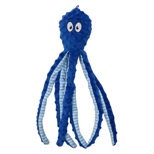 JACK AND VANILLA, Interaktives Hundespielzeug in Oktopusform, weich und langlebig, ideal für große Größen, 45 cm, dunkelblau, perfekt zum Spielen und Kuscheln, Modell Bubble Plush JACK AND VANILLA, Interaktives Hundespielzeug in Oktopusform, weich und langlebig, ideal für große Größen, 45 cm, dunkelblau, perfekt zum Spielen und Kuscheln, Modell Bubble Plush von JACK AND VANILLA