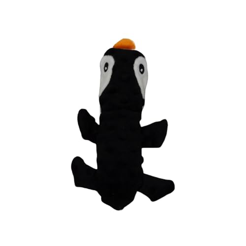 JACK AND VANILLA, Interaktives Hundespielzeug in Pinguin-Form, weich und langlebig, ideal zum Spielen, leicht zu reinigen, Größe 20,5 cm, Farbe Schwarz, Modell Bubble Plush JACK AND VANILLA, Interaktives Hundespielzeug in Pinguin-Form, weich und langlebig, ideal zum Spielen, leicht zu reinigen, Größe 20,5 cm, Farbe Schwarz, Modell Bubble Plush von JACK AND VANILLA