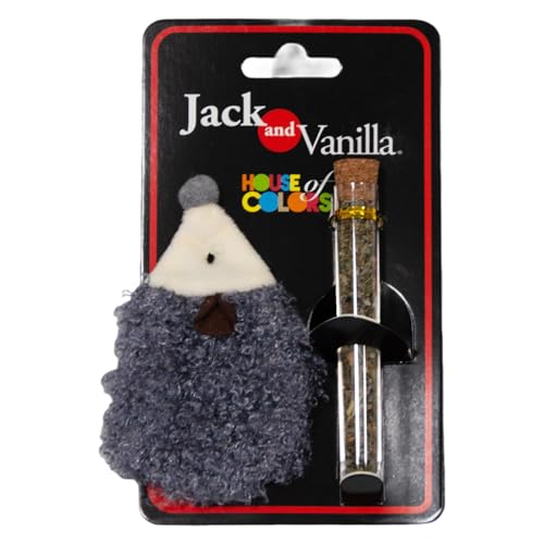 JACK AND VANILLA, Interaktives Katzenspielzeug in Igelform mit Katzenminze, wiederaufladbar, 10 cm, Farbe Grau, stimuliert den Jagdinstinkt und bietet EIN fesselndes Spiel, Spielzeugmodell JACK AND VANILLA, Interaktives Katzenspielzeug in Igelform mit Katzenminze, wiederaufladbar, 10 cm, Farbe Grau, stimuliert den Jagdinstinkt und bietet EIN fesselndes Spiel, Spielzeugmodell von JACK AND VANILLA