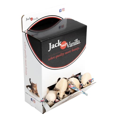 JACK AND VANILLA, Interaktives Spielzeug für Katzen, Verschiedene Mäuse, 9cm, stimuliert den Jagdinstinkt, langlebige und ungiftige Materialien, lebendige n, 9cm, Mehrfarbig, Katzenspielzeugmodell JACK AND VANILLA, Interaktives Spielzeug für Katzen, Verschiedene Mäuse, 9cm, stimuliert den Jagdinstinkt, langlebige und ungiftige Materialien, lebendige n, 9cm, Mehrfarbig, Katzenspielzeugmodell von JACK AND VANILLA
