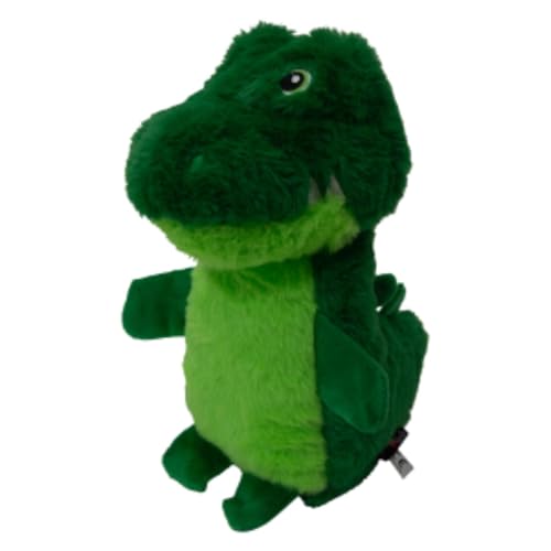 JACK AND VANILLA, Interaktives Kuscheltier Alligator für Hunde und Katzen, integrierter Squeaker, langlebige und ungiftige Materialien, leicht zu reinigen, 18 cm, Grün JACK AND VANILLA, Interaktives Kuscheltier Alligator für Hunde und Katzen, integrierter Squeaker, langlebige und ungiftige Materialien, leicht zu reinigen, 18 cm, Grün von JACK AND VANILLA