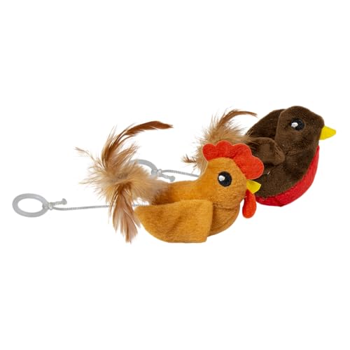 JACK AND VANILLA, interaktives, vibrierendes Vogel-Katzenspielzeug, passend zu 9cm, REGT den Jagdinstinkt an, attraktives, langlebige Materialien, ideal für aktives Spielen, Katzenspielzeug-Modell von JACK AND VANILLA