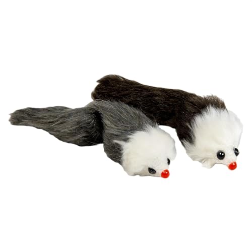 JACK AND VANILLA, Katzenspielzeug in Form Einer Maus, 2 Stück, stimuliert den Jagdinstinkt, langlebige Materialien, leicht zu reinigen, 16 cm, Katzenspielzeug JACK AND VANILLA, Katzenspielzeug in Form Einer Maus, 2 Stück, stimuliert den Jagdinstinkt, langlebige Materialien, leicht zu reinigen, 16 cm, Katzenspielzeug von JACK AND VANILLA