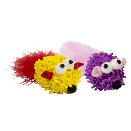 JACK AND VANILLA, Katzenspielzeug in Mausform, 2 Stück, 6 cm, realistisches Design, langlebige Materialien, leicht und anregend, Sortiert, Modell Cat Toys JACK AND VANILLA, Katzenspielzeug in Mausform, 2 Stück, 6 cm, realistisches Design, langlebige Materialien, leicht und anregend, Sortiert, Modell Cat Toys von JACK AND VANILLA
