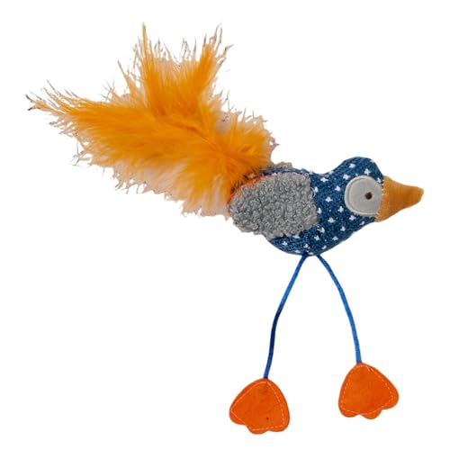 JACK AND VANILLA, Katzenspielzeug in Vogelform, 11 cm, farbenfrohes und realistisches Design, stimuliert den Jagdinstinkt, langlebig und ungiftig, leicht zu reinigen, 11 cm, Mehrfarbig, Modell Cat JACK AND VANILLA, Katzenspielzeug in Vogelform, 11 cm, farbenfrohes und realistisches Design, stimuliert den Jagdinstinkt, langlebig und ungiftig, leicht zu reinigen, 11 cm, Mehrfarbig, Modell Cat von JACK AND VANILLA