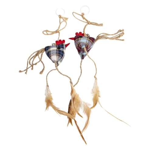JACK AND VANILLA Verschiedene Hühnerkatzenspielzeuge, ungiftig und langlebig, 7,5 cm, leuchtende Farben, Verschiedene Texturen, leicht zu reinigen, aktives und sicheres Spielen, Katzenspielzeugmodell JACK AND VANILLA Verschiedene Hühnerkatzenspielzeuge, ungiftig und langlebig, 7,5 cm, leuchtende Farben, Verschiedene Texturen, leicht zu reinigen, aktives und sicheres Spielen, Katzenspielzeugmodell von JACK AND VANILLA