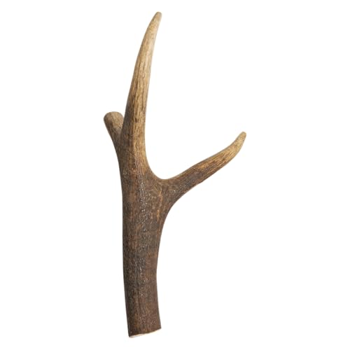 JACK AND VANILLA, Kauspielzeug aus natürlichem Holz für Hunde, langlebig und gesund, reduziert Zahnstein, ideal für mittelgroße Hunde, 100% natürlich, 226–270 g, Hirsch, All-Nature-Modell von JACK AND VANILLA