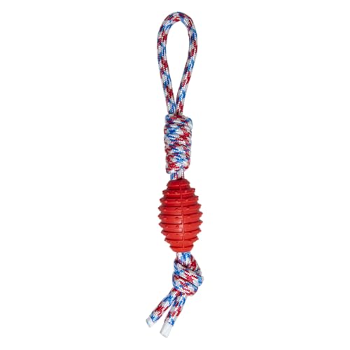 JACK AND VANILLA, Robustes Kauspielzeug für aktive Hunde, resistent gegen kräftige Kiefer, Länge 45 cm, leuchtende Farbe, ideal für das Wohlbefinden Ihres Haustiers, Modell Borabora von JACK AND VANILLA