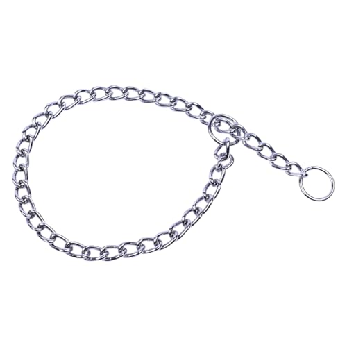 JACK AND VANILLA Robuste Hunde-Korrekturkette aus verchromtem Stahl, Länge 55 cm, Dicke 3 mm, ergonomisches Design, einfach zu bedienen, silberfarben JACK AND VANILLA Robuste Hunde-Korrekturkette aus verchromtem Stahl, Länge 55 cm, Dicke 3 mm, ergonomisches Design, einfach zu bedienen, silberfarben von JACK AND VANILLA