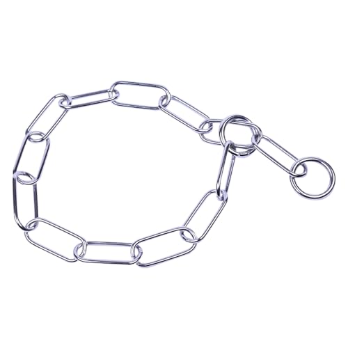 JACK AND VANILLA Korrosionsbeständige ovale Gliederkette, 72 cm Länge, ideal für mittelgroße bis große Hunde, Chromfarbe JACK AND VANILLA Korrosionsbeständige ovale Gliederkette, 72 cm Länge, ideal für mittelgroße bis große Hunde, Chromfarbe von JACK AND VANILLA