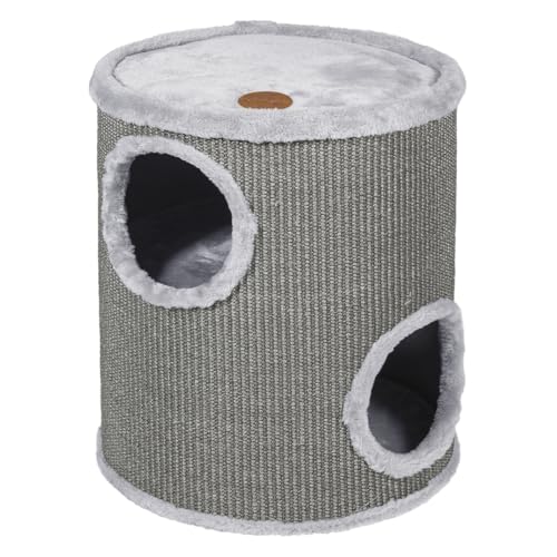 JACK AND VANILLA Stilvolle Kratztonne, graue Oberfläche, Ø36 x 50 cm, Kratztonne, Kratzbaum für Katzen, Stabiler Kratzbaum für kleine und große Katzen, perfekt für JACK AND VANILLA Stilvolle Kratztonne, graue Oberfläche, Ø36 x 50 cm, Kratztonne, Kratzbaum für Katzen, Stabiler Kratzbaum für kleine und große Katzen, perfekt für von JACK AND VANILLA