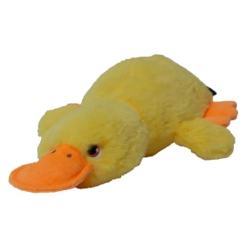 JACK AND VANILLA, Kuscheltier Ente mit Squeeker für Hunde und Katzen, Spielzeug aus weichem und langlebigem Stoff, stimuliert das Spiel, 18 cm, gelb, für alle Rassen JACK AND VANILLA, Kuscheltier Ente mit Squeeker für Hunde und Katzen, Spielzeug aus weichem und langlebigem Stoff, stimuliert das Spiel, 18 cm, gelb, für alle Rassen von JACK AND VANILLA