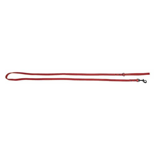 JACK AND VANILLA, Lange Hundeleine, Black Label-Modell, rote Farbe, Größe 12 mm x 180 cm von JACK AND VANILLA