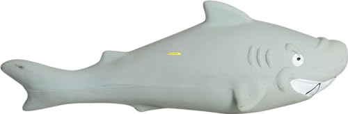 JACK AND VANILLA, Latex-Haispielzeug 18 cm, realistisches Design, ungiftig, leicht zu reinigen, ideal für Wasserspiele und Dekorationen, graue Farbe 18 cm, Latex-Modellspielzeug JACK AND VANILLA, Latex-Haispielzeug 18 cm, realistisches Design, ungiftig, leicht zu reinigen, ideal für Wasserspiele und Dekorationen, graue Farbe 18 cm, Latex-Modellspielzeug von JACK AND VANILLA