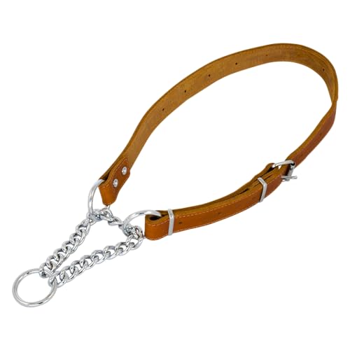 JACK AND VANILLA, Martingale-Halsband für Hunde, Modell für fettige Haut, Farbe Cognac, Größe 16 mm x 35–50 cm JACK AND VANILLA, Martingale-Halsband für Hunde, Modell für fettige Haut, Farbe Cognac, Größe 16 mm x 35–50 cm von JACK AND VANILLA