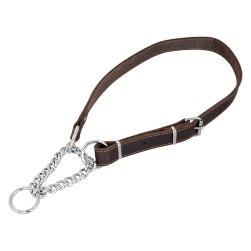 JACK AND VANILLA, Martingal-Halskette für Hunde, Modell für fettige Haut, braune Farbe, Größe 25 mm x 50–80 cm JACK AND VANILLA, Martingal-Halskette für Hunde, Modell für fettige Haut, braune Farbe, Größe 25 mm x 50–80 cm von JACK AND VANILLA
