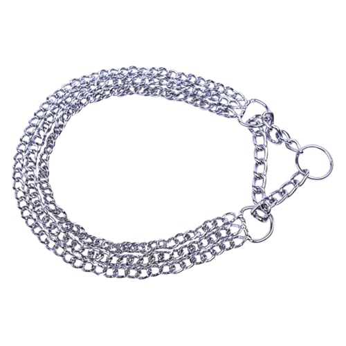 JACK AND VANILLA, verchromte Martingalkette für Hunde, Elegantes und langlebiges Design, optimaler Komfort, verstellbare Größe 60 cm, Dicke 2,5 mm, silberfarben von JACK AND VANILLA