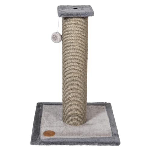 JACK AND VANILLA, Moderner Kratzbaum für Katzen, modernes Design, langlebige Materialien, Ruhe- und Kratzplatz, leicht zu reinigen, Maße 40 x 40 x 60 cm, grau, Modell JACK AND VANILLA, Moderner Kratzbaum für Katzen, modernes Design, langlebige Materialien, Ruhe- und Kratzplatz, leicht zu reinigen, Maße 40 x 40 x 60 cm, grau, Modell von JACK AND VANILLA
