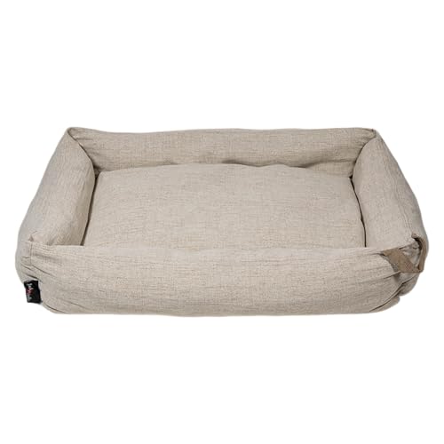 JACK AND VANILLA, modernes und Elegantes Sofa, bequem mit gepolsterten Kissen, pflegeleicht, ideal für kleine Räume, Maße 90 x 65 x 20 cm, Farbe Beige, Modell Luxor JACK AND VANILLA, modernes und Elegantes Sofa, bequem mit gepolsterten Kissen, pflegeleicht, ideal für kleine Räume, Maße 90 x 65 x 20 cm, Farbe Beige, Modell Luxor von JACK AND VANILLA